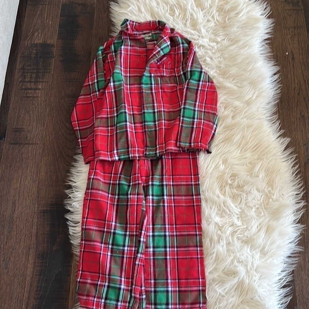 Trendy Plaid Pajamas Set